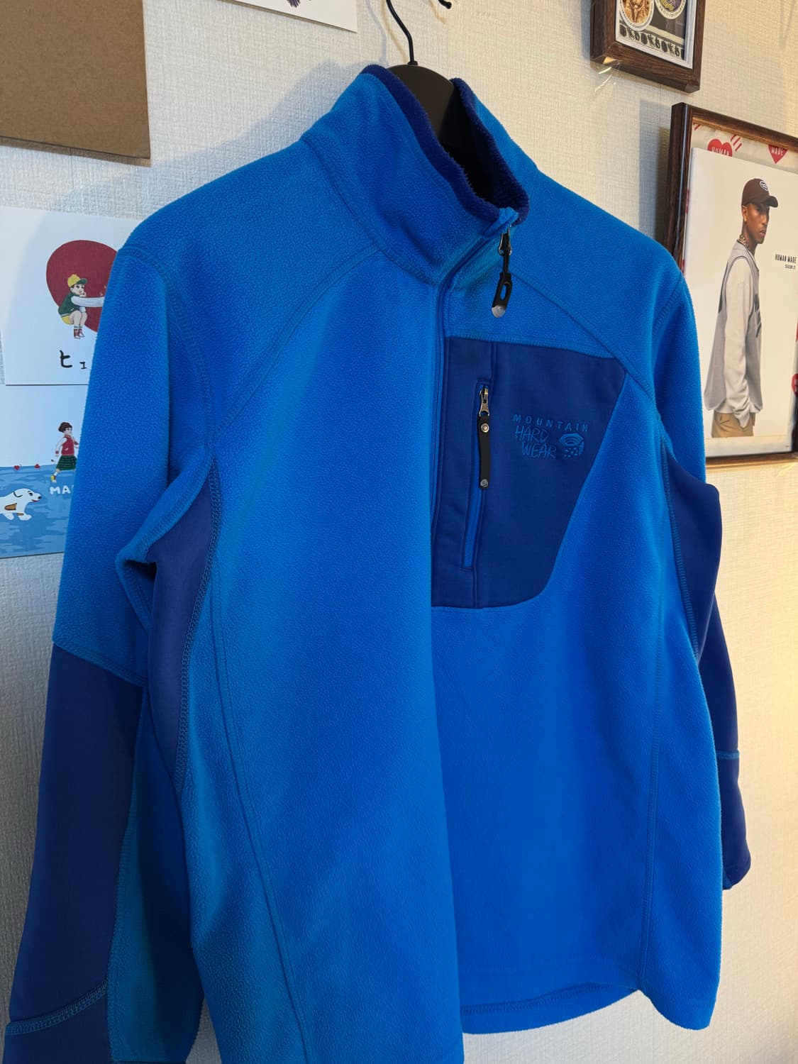 [M]마운틴 하드웨어 폴라텍 플리스 하프집업 블루 상품이미지2