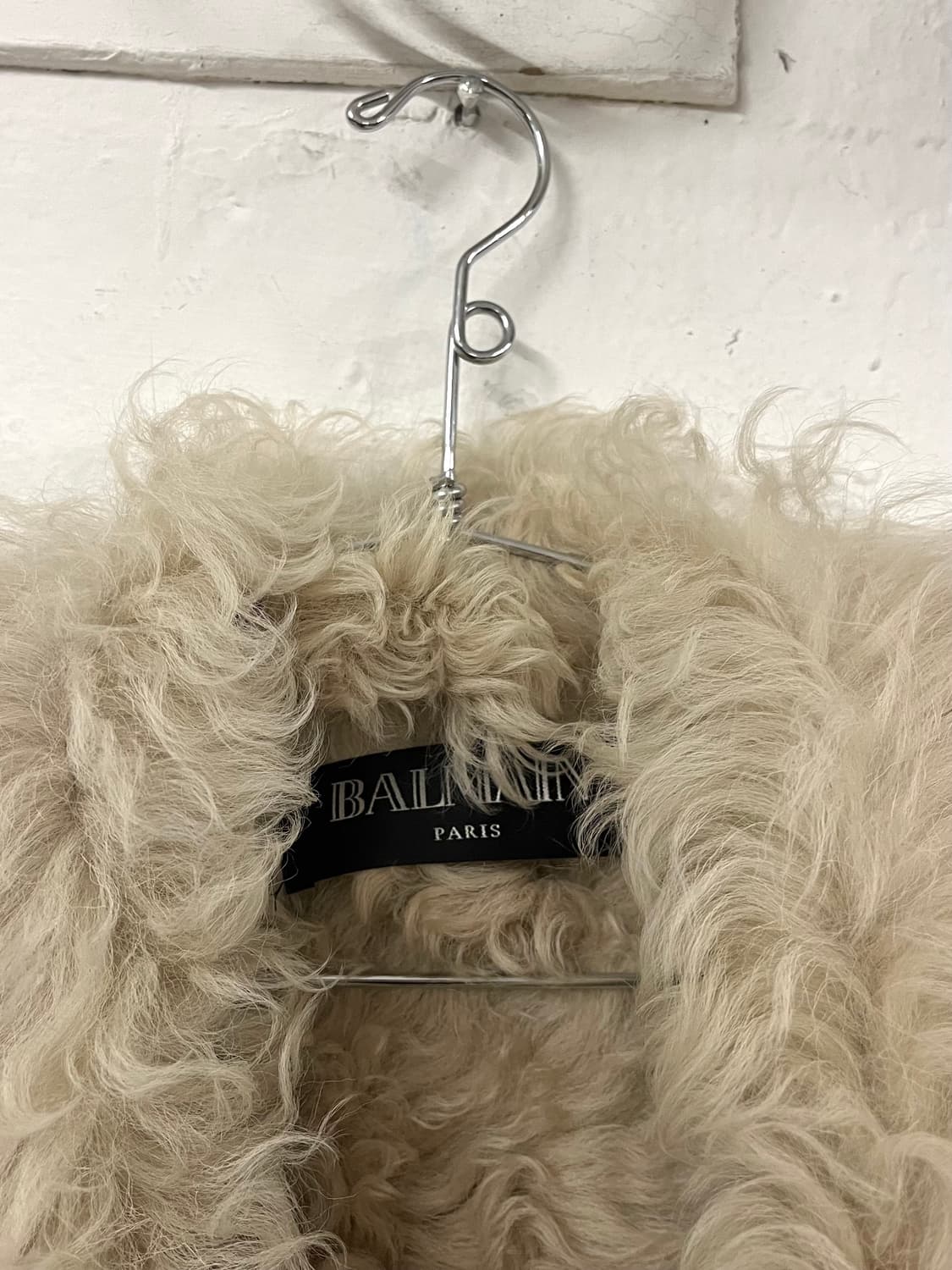 발망 2017FW 올리비에 루스테인 런웨이 램스 퍼 시어링 무스탕 자켓 상품이미지4