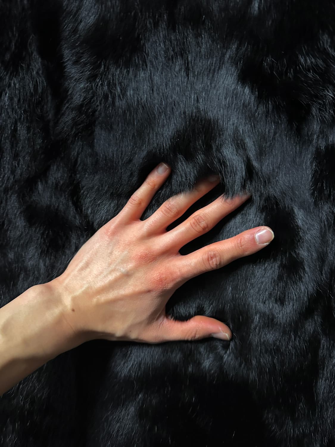 Rabbit Fur 맥시 퍼 코트 상품이미지9