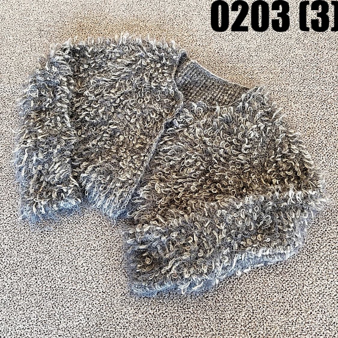 [실측확인] 빈티지 뽀글이 크롭 가디건 상품이미지1