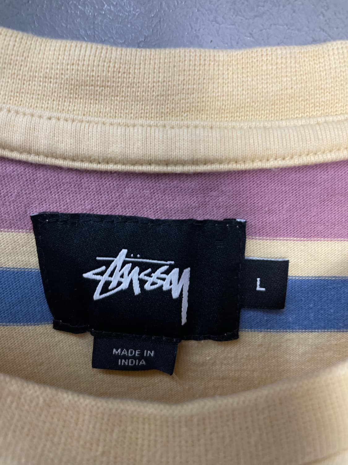 스투시 스트라이프 반팔 H2257 상품이미지5