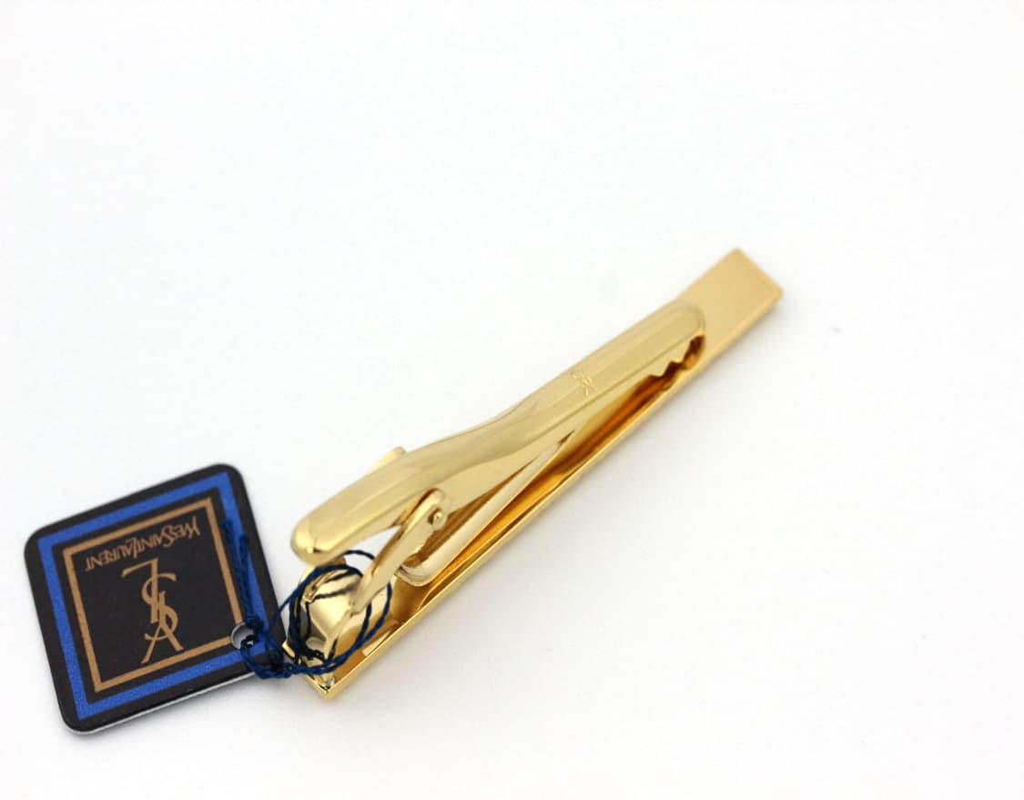 입생로랑 미사용 S등급 5.3cm 남자 명품 넥타이핀 빈티지 상품이미지5