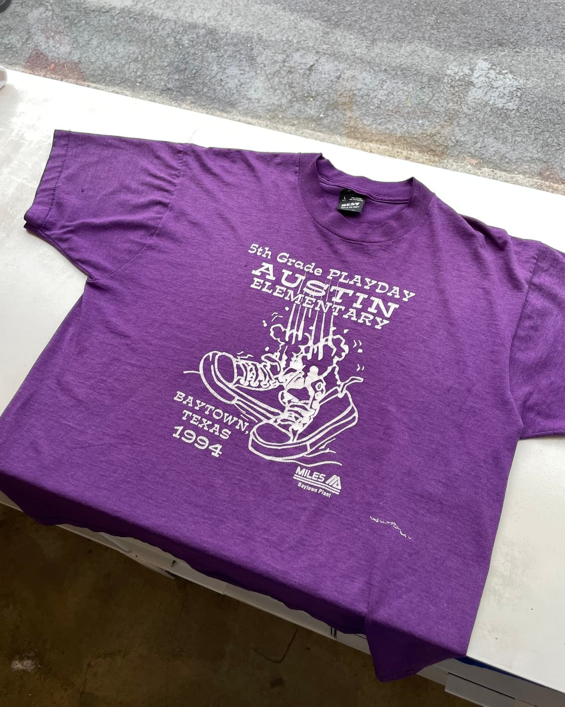 90‘s USA vintage T-shirt L  상품이미지1