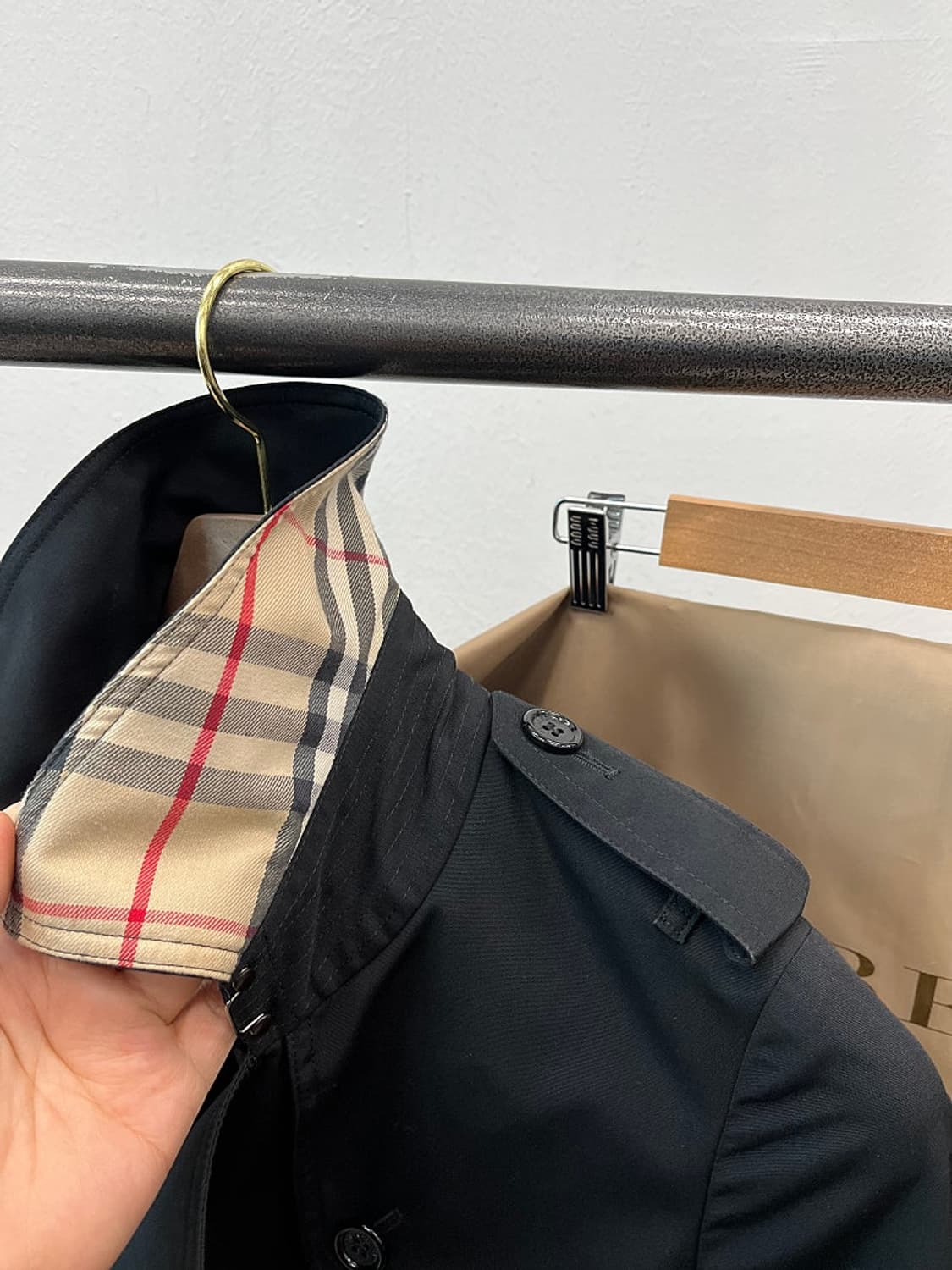 여) 버버리 블랙 트렌치코트  상품이미지8