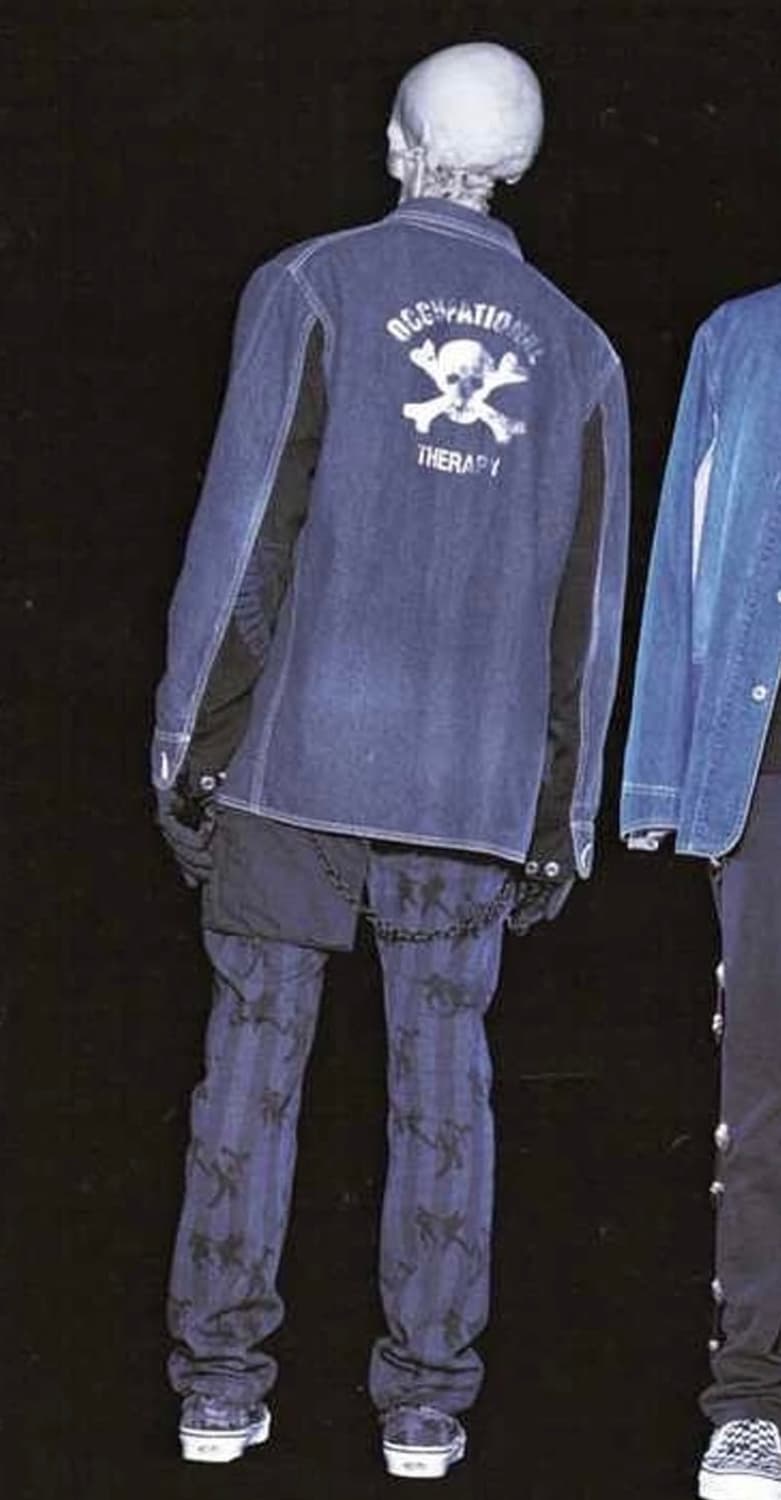 언더커버 03AW OCCUPATIONAL THERAPY 데님 커버올자켓 상품이미지4