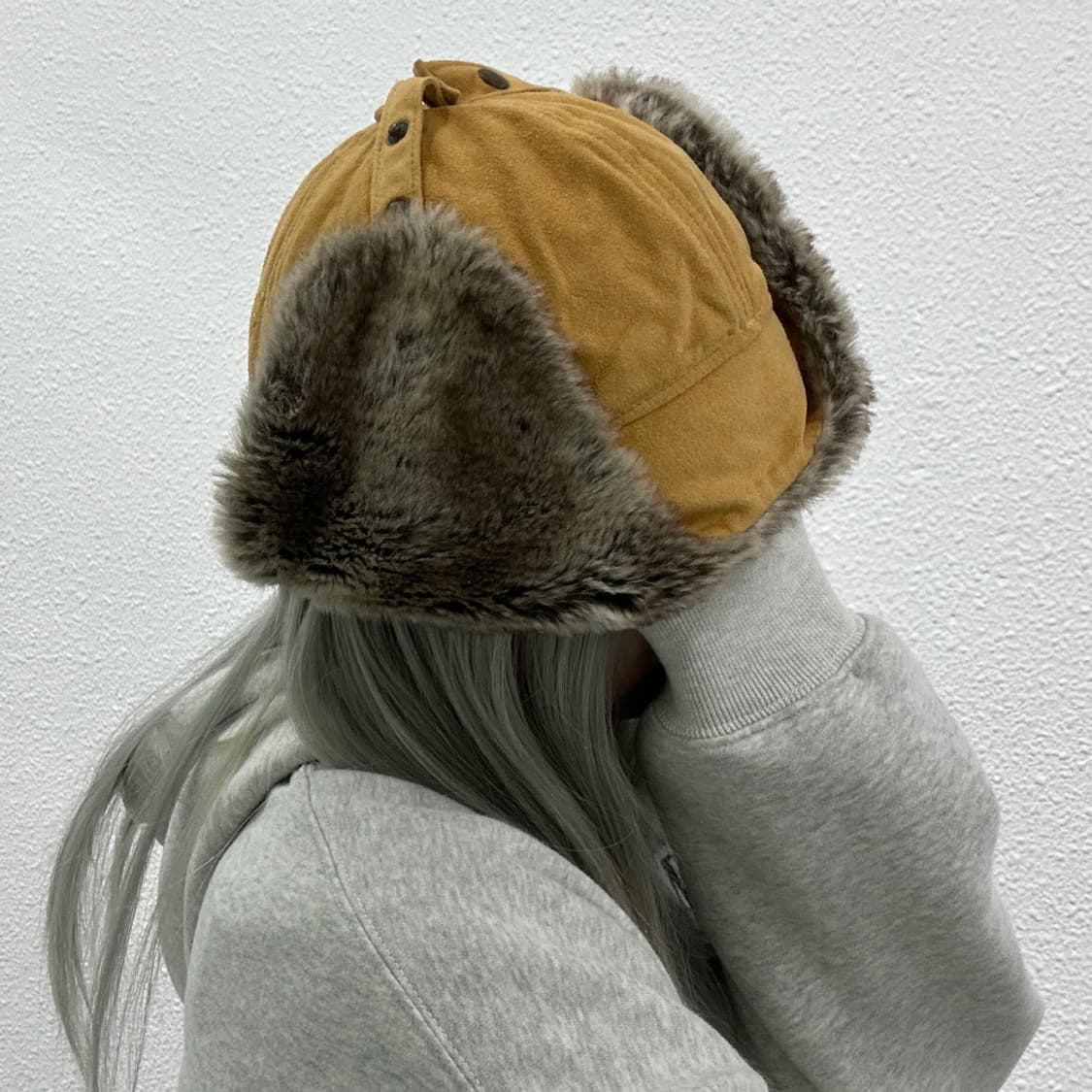 본더치 y2k 머스타드 군밤모자 상품이미지3