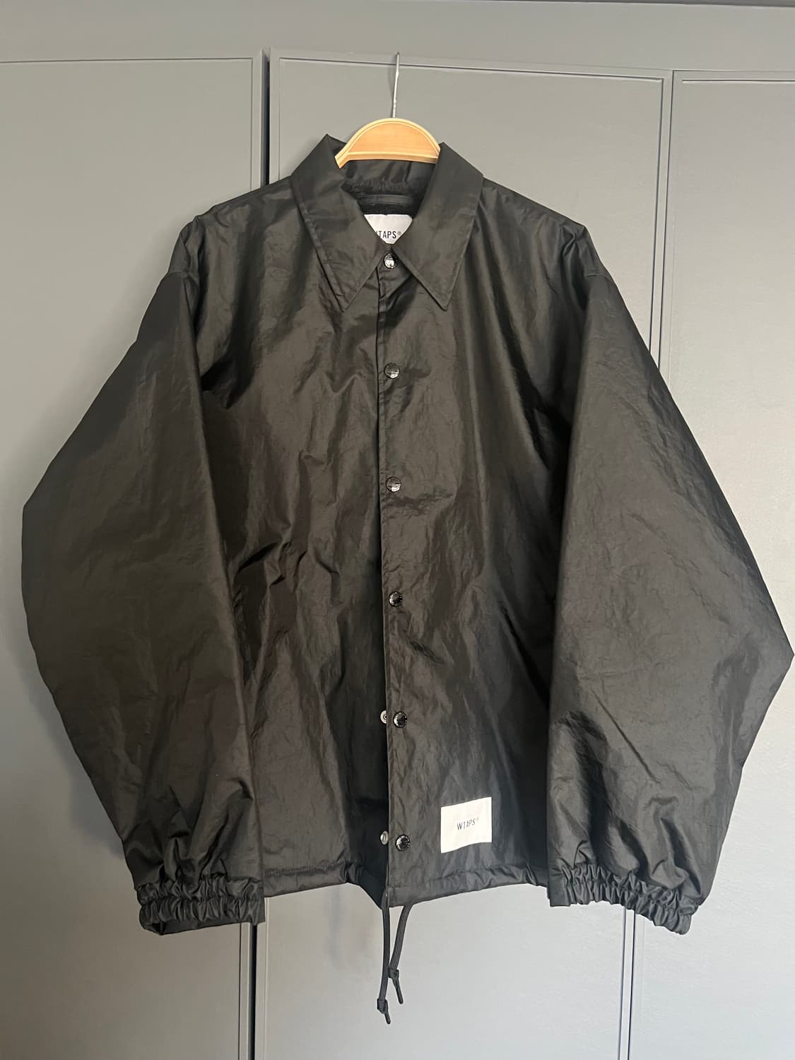 (3)더블탭스 MC 자켓 나일론 옥스포드 블랙 상품이미지1