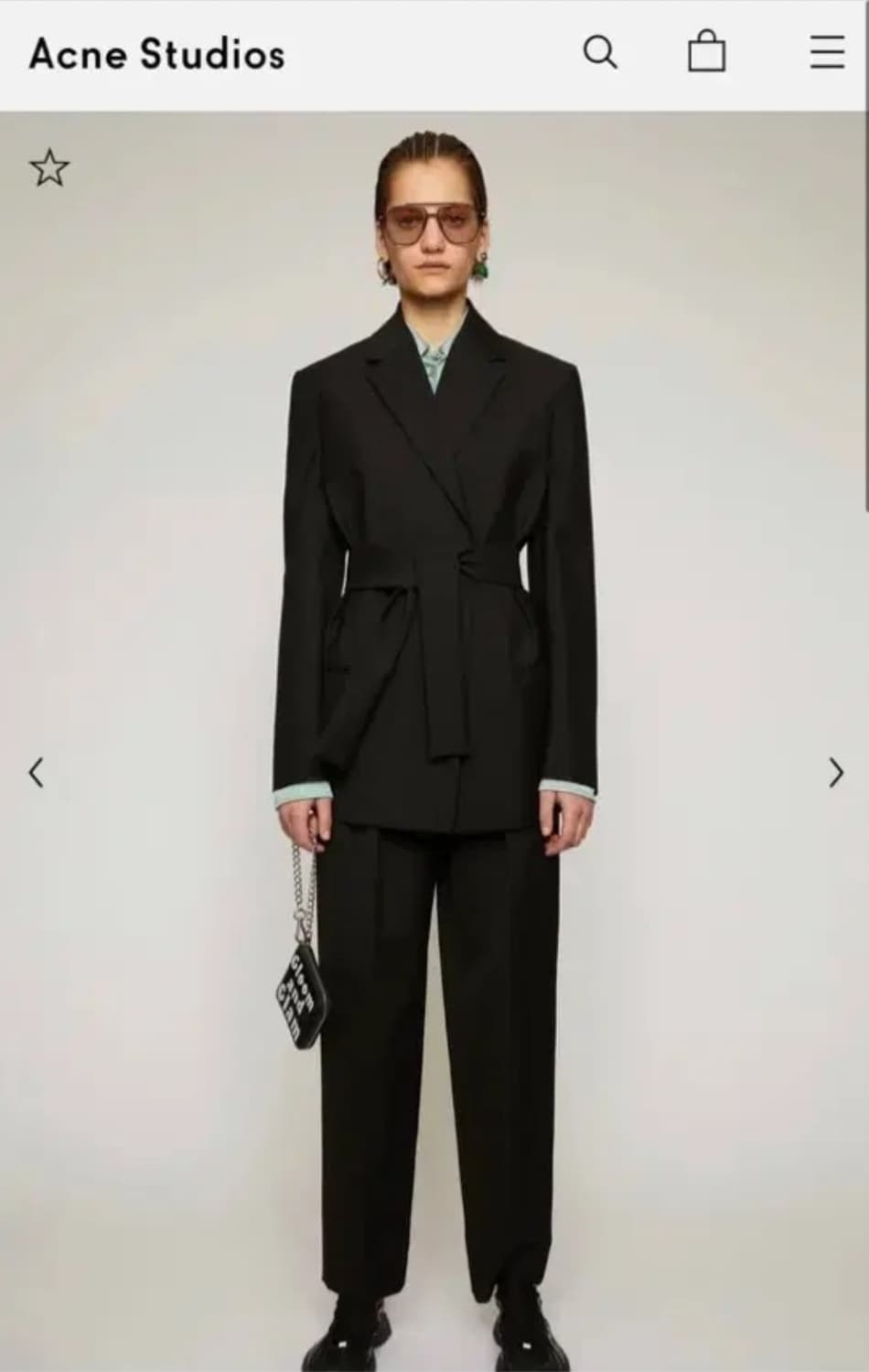34) 아크네 스튜디오 Acne studios 블레이저 더블 브레스티드  상품이미지1
