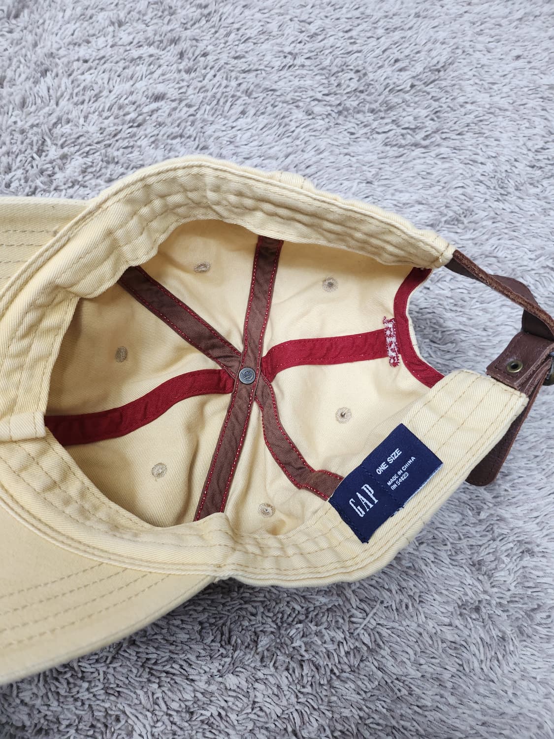 빈티지 GAP 베이지색 볼캡 (1969) 새제품급 상품이미지8