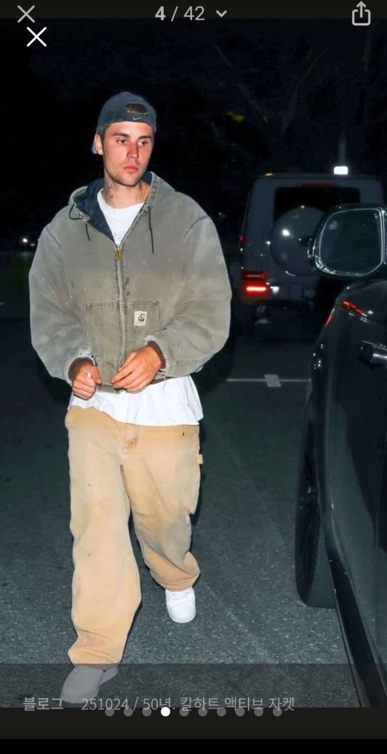 칼하트 J25 액티브 후드 자켓 그레이 엑스라지 상품이미지7