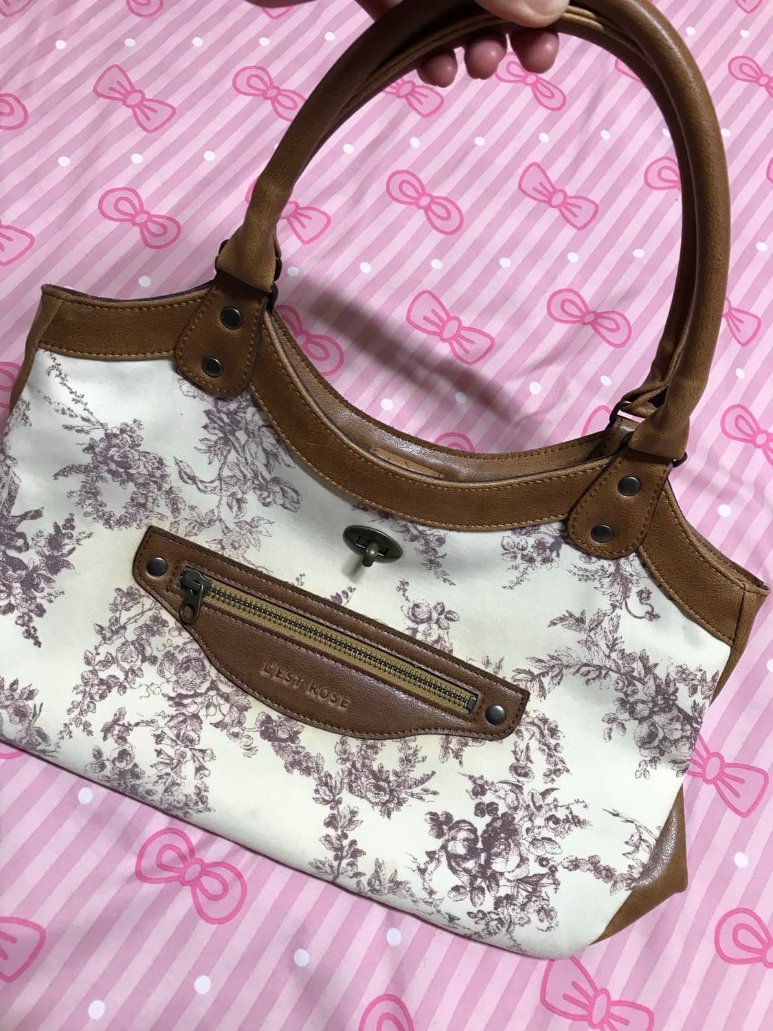 레스트로즈 플로럴 토트백 상품이미지6