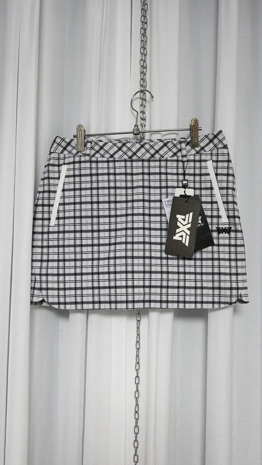 PXG 여성 체크 골프 스커트 새상품 XXS(63) 상품이미지1