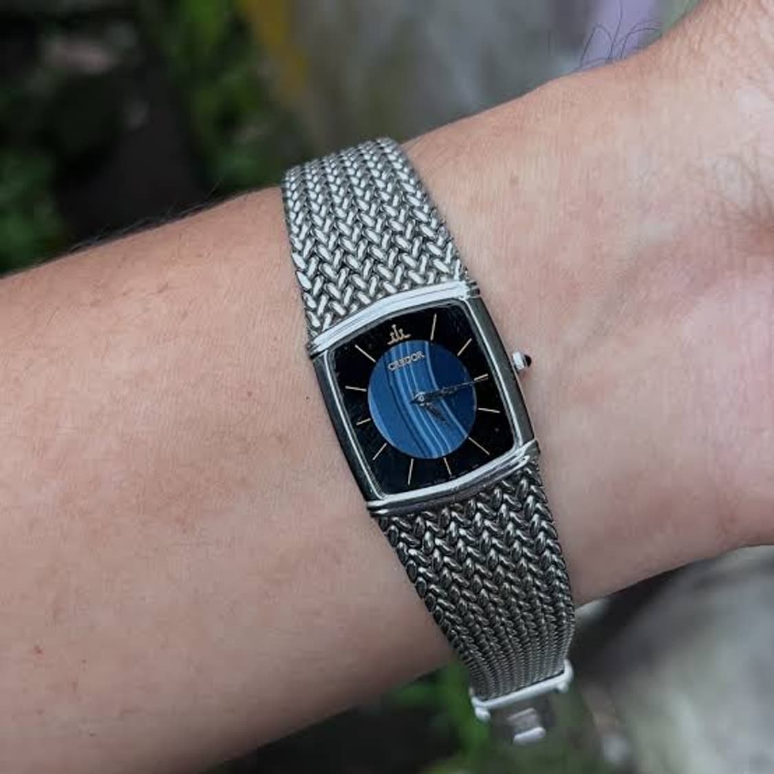 Credor 6730-5341 Blue Agate 빈티지 시계 상품이미지10