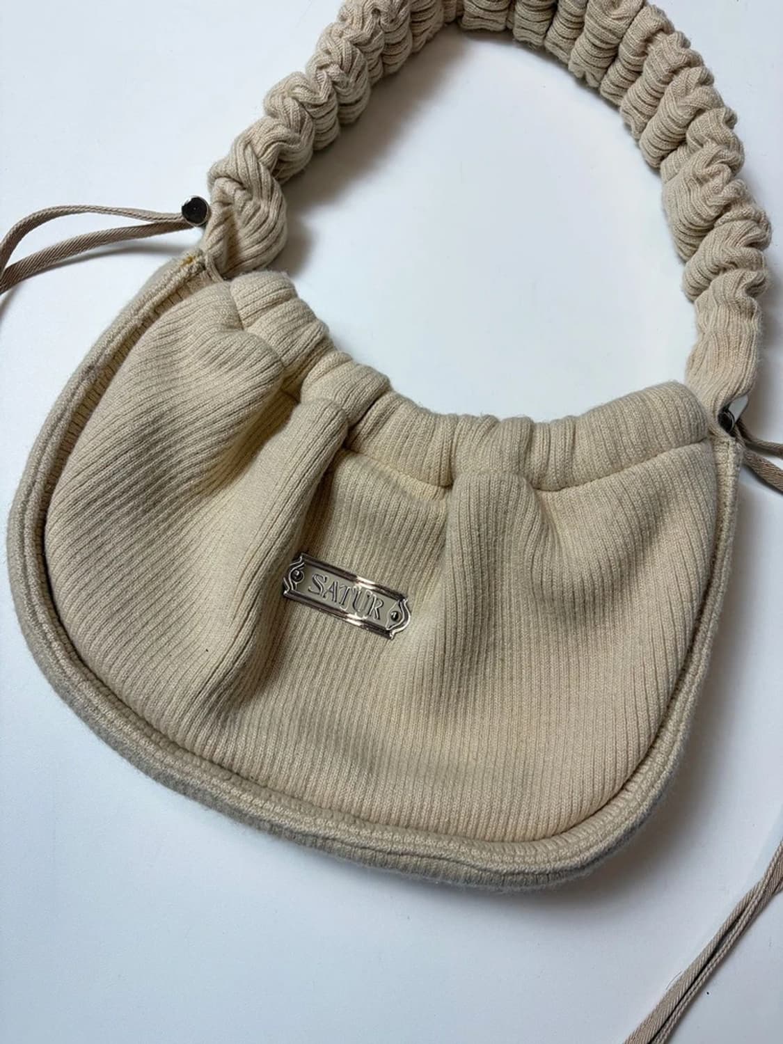 세터 SATUR 코듀로이 스몰 핸드 숄더백 Q1491 상품이미지2