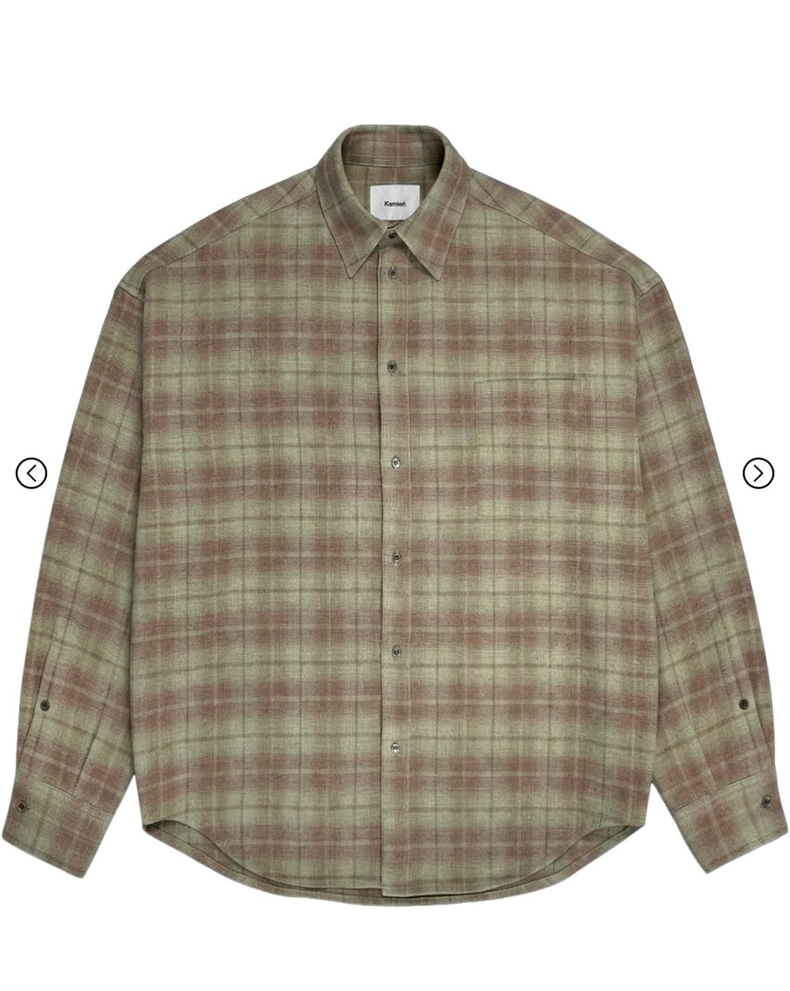 [2] 카미엔 이탈리안 베이비 체크 셔츠 상품이미지1