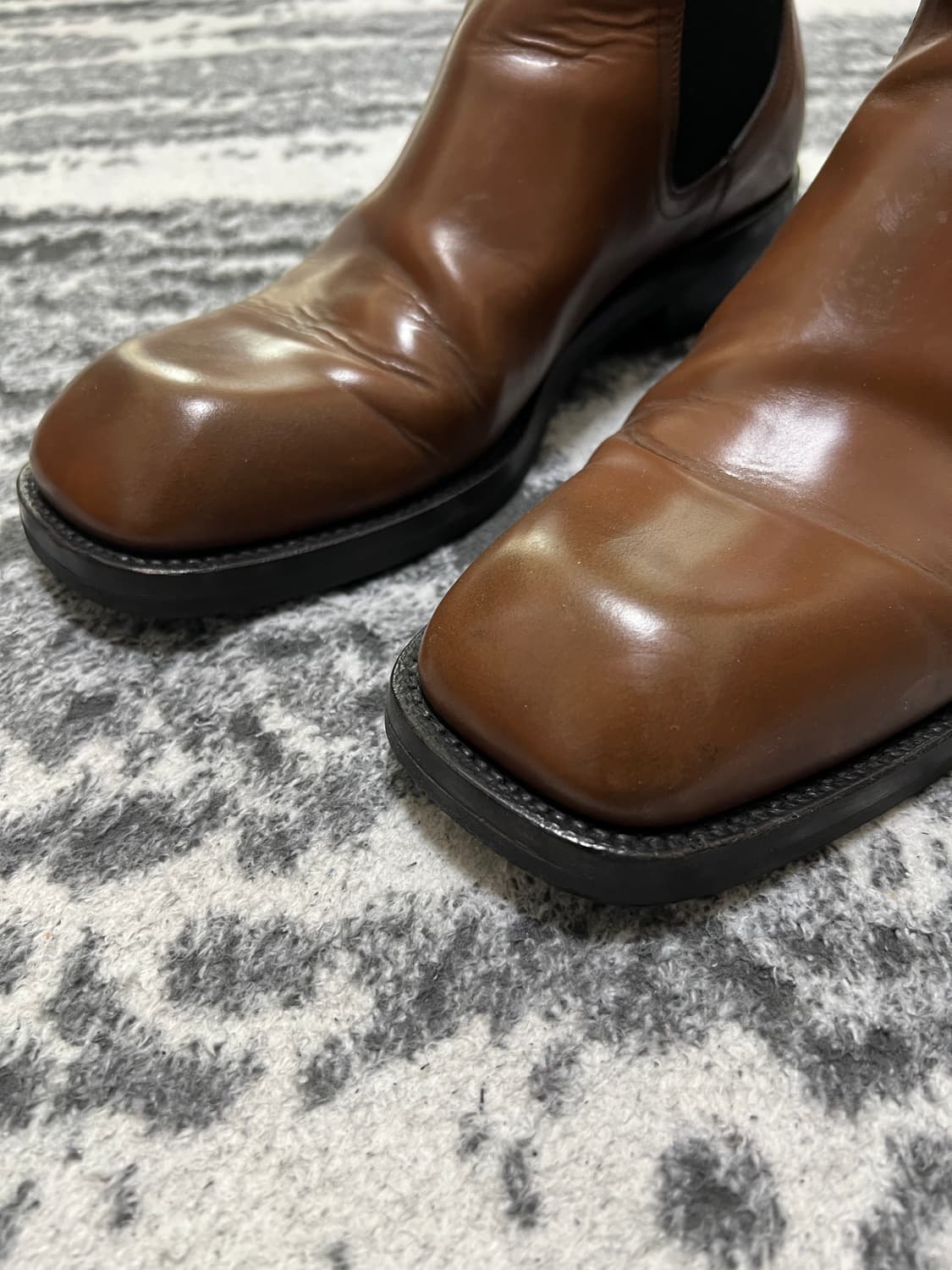 드리스반노튼 스퀘어토 브라운 부츠 42 상품이미지5