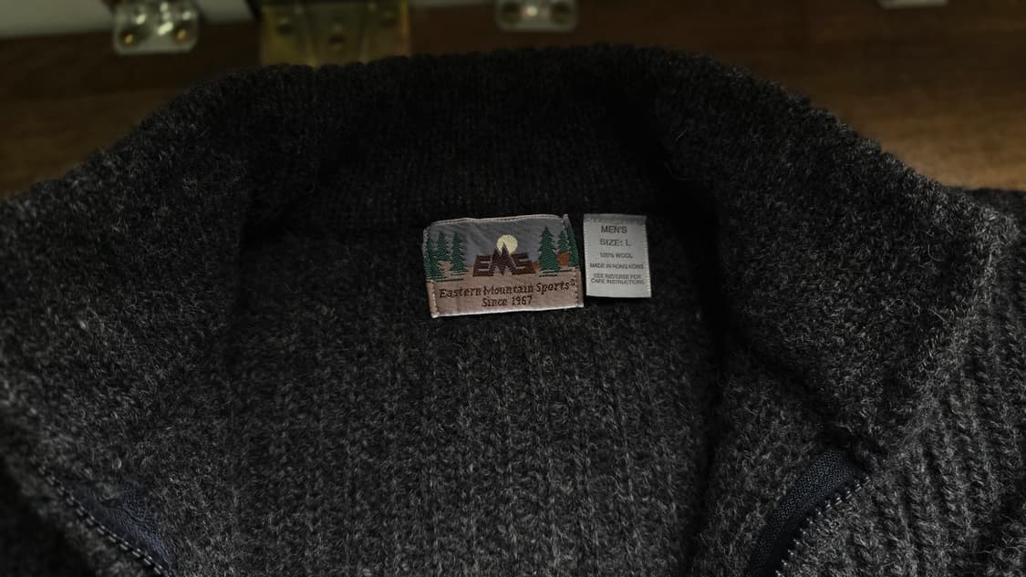 EMS 빈티지 헤비 울 니트 XXL , Made In Hong Kong 상품이미지3