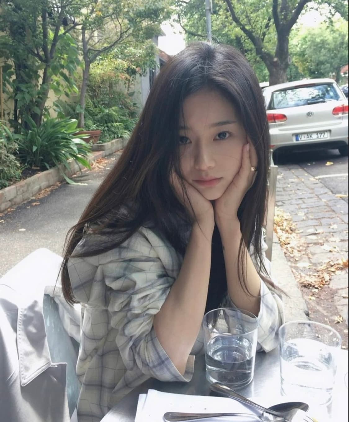 윤슬샵 the blues 체크 셔츠 상품이미지1