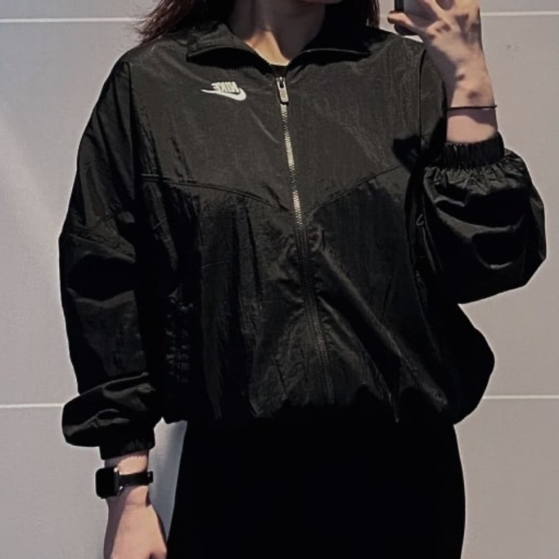 나이키 에센셜 바람막이 블랙 [M]  상품이미지1