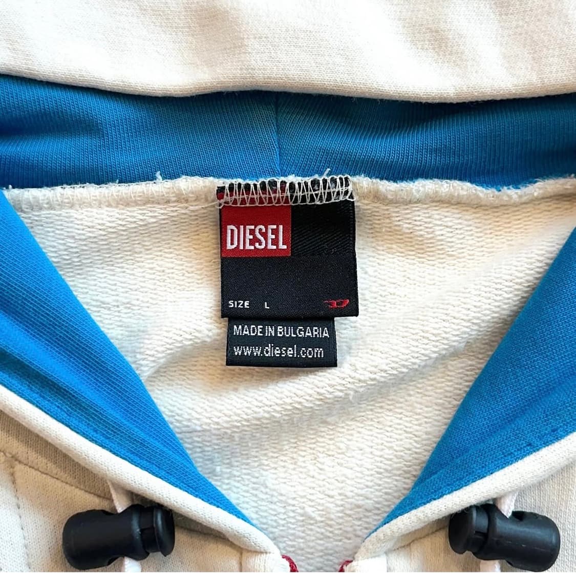 디젤 트랙 프린팅 후드집업 상품이미지6