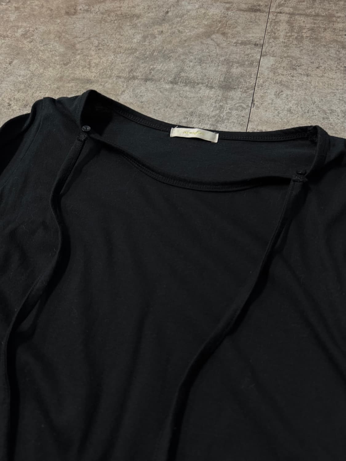 홀터 넥 투 웨이 롱 슬리브 티 상품이미지8