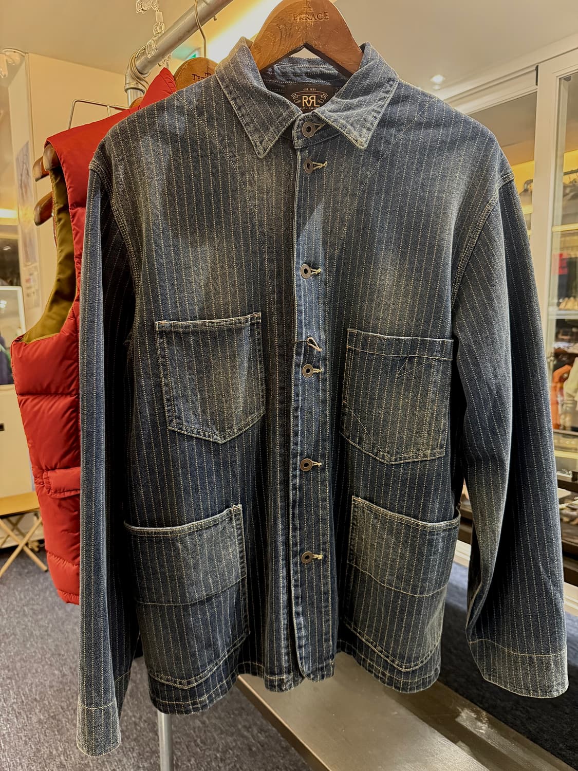 RRL 더블알엘 인디고 레일맨 데님 워크자켓 상품이미지8