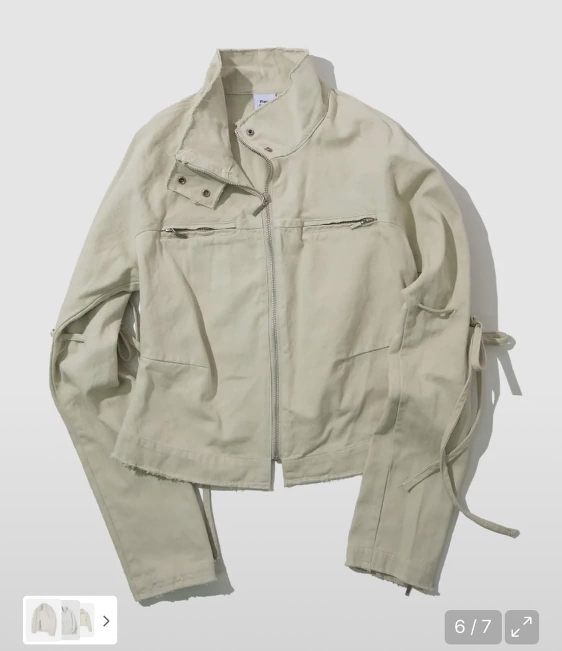 플레이스 스튜디오 데미지 빈티지 워싱 집업 자켓 상품이미지1