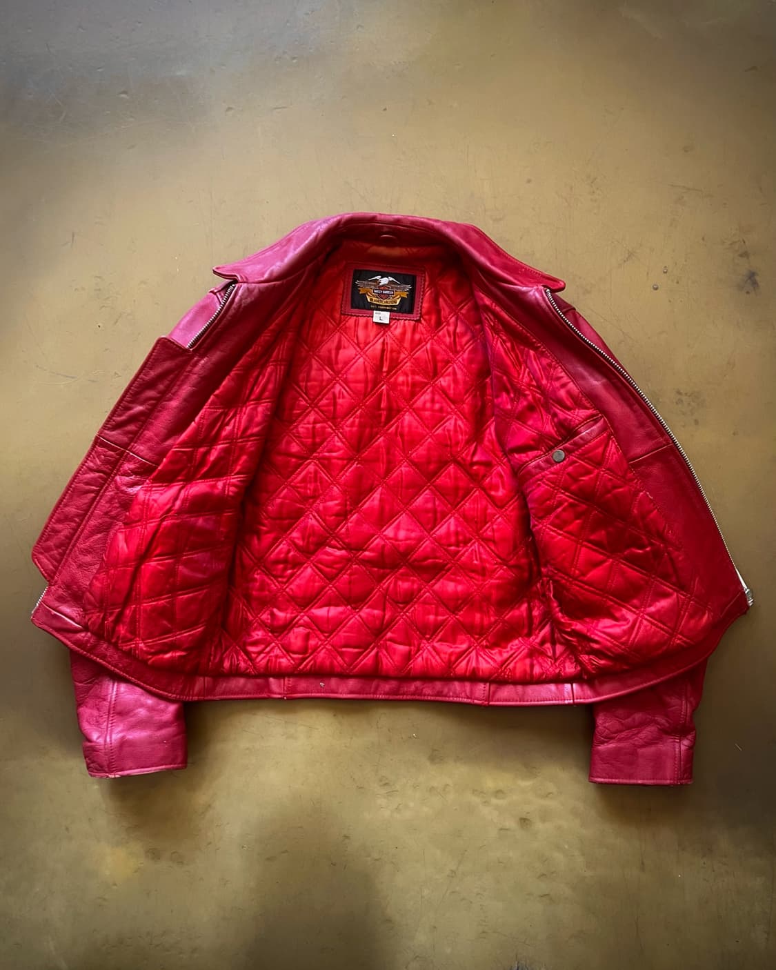 90s Harley Davidson Studs Leather Jacket 상품이미지9