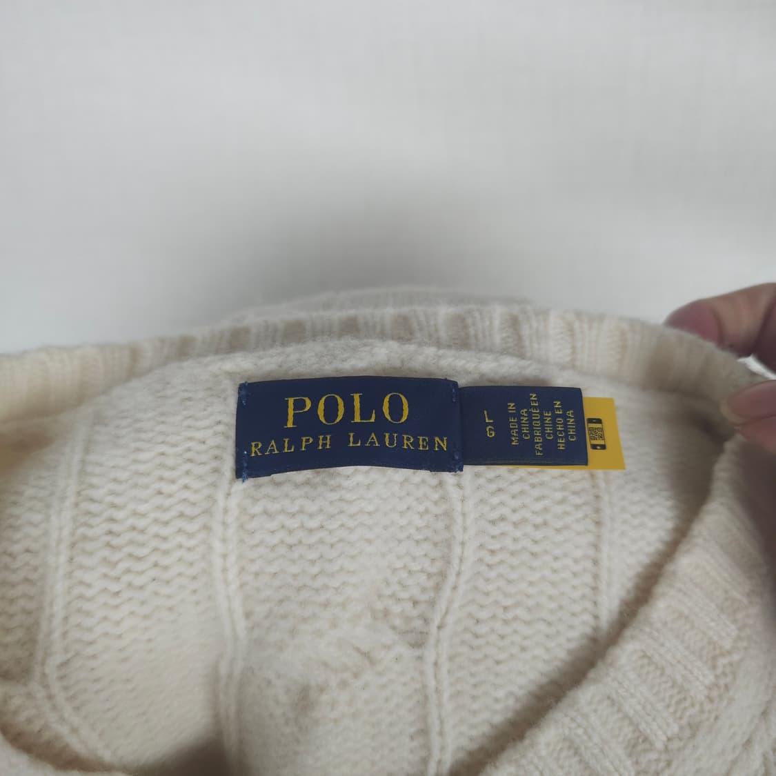 폴로 라운드니트티 여성L사이즈 상품이미지3