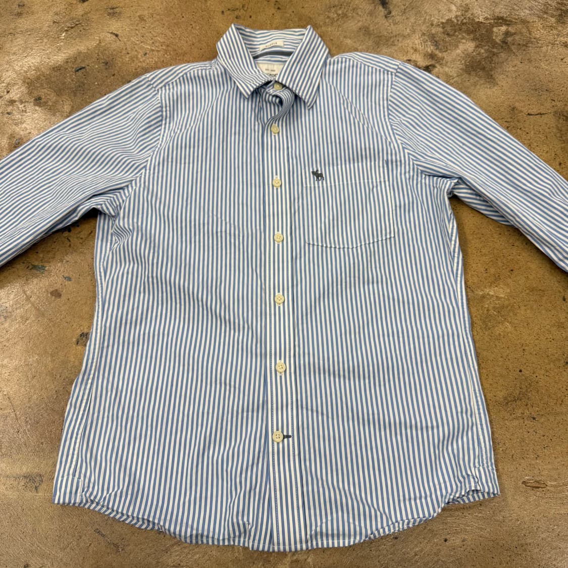 [정품/S] 아베크롬비 스트라이프 셔츠 b18 상품이미지3