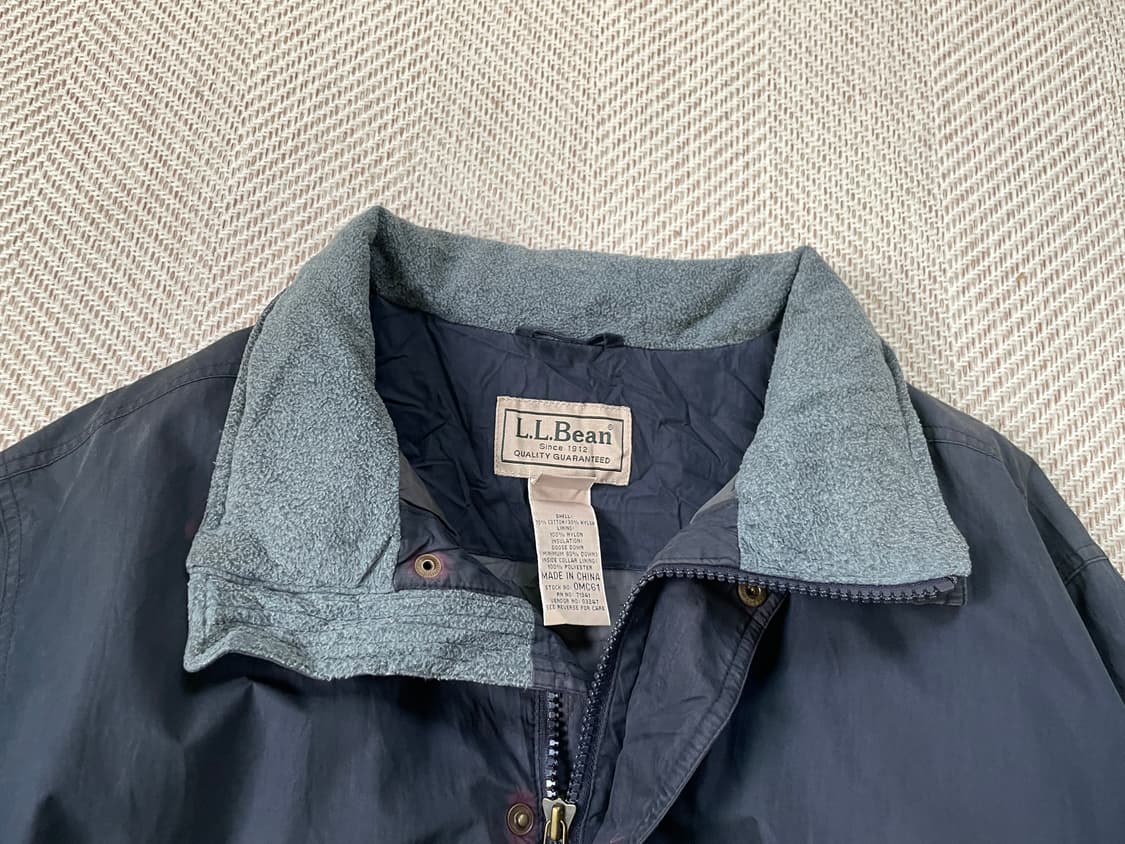 엘엘빈 플리스 카라 다운 블루종 자켓 J03602 상품이미지6