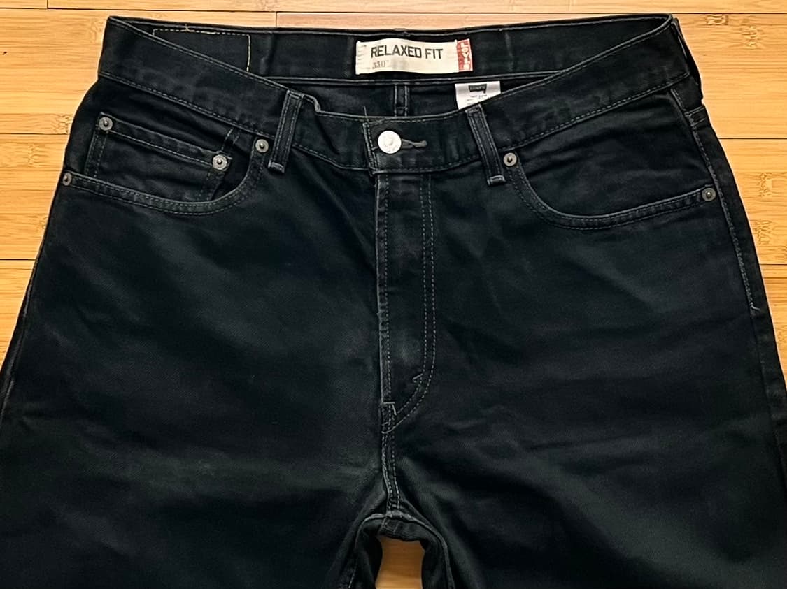 리바이스 550 블랙진 데님팬츠 W34 L30 상품이미지3