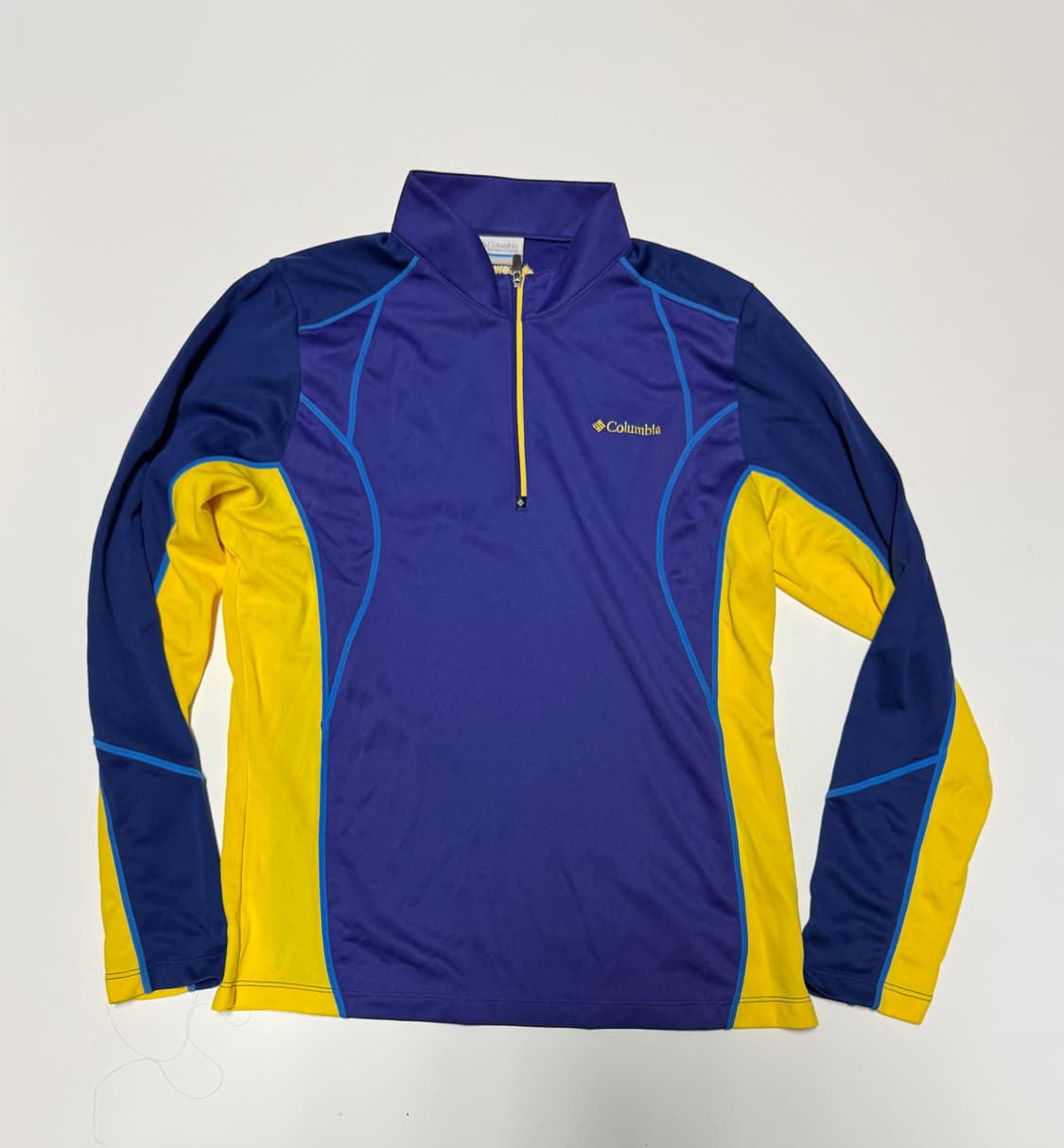 컬럼비아 등산 기능성 반집업 긴팔 티셔츠 L 상품이미지1