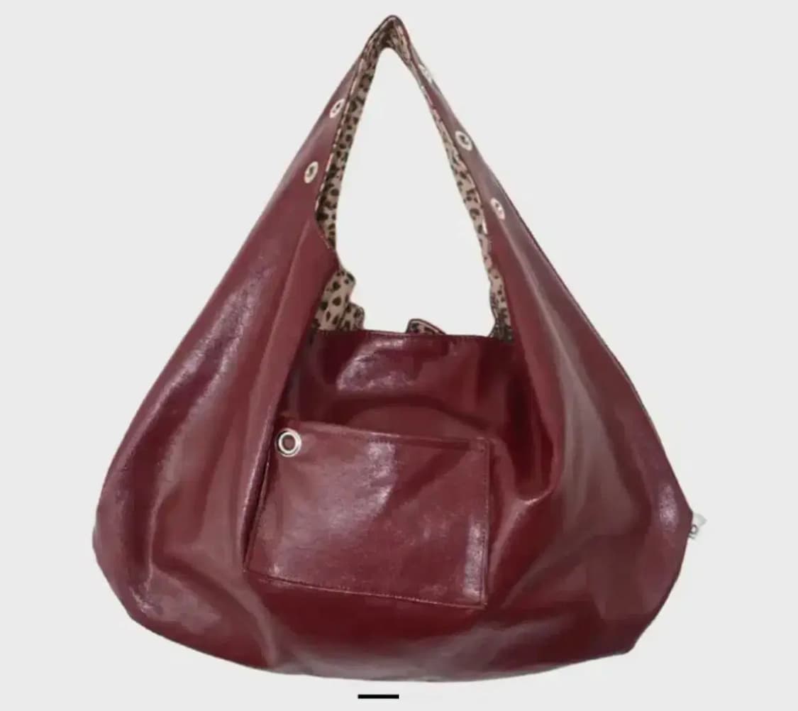 뎁크 depc EYELET LEATHER BAG (WINE) 상품이미지1