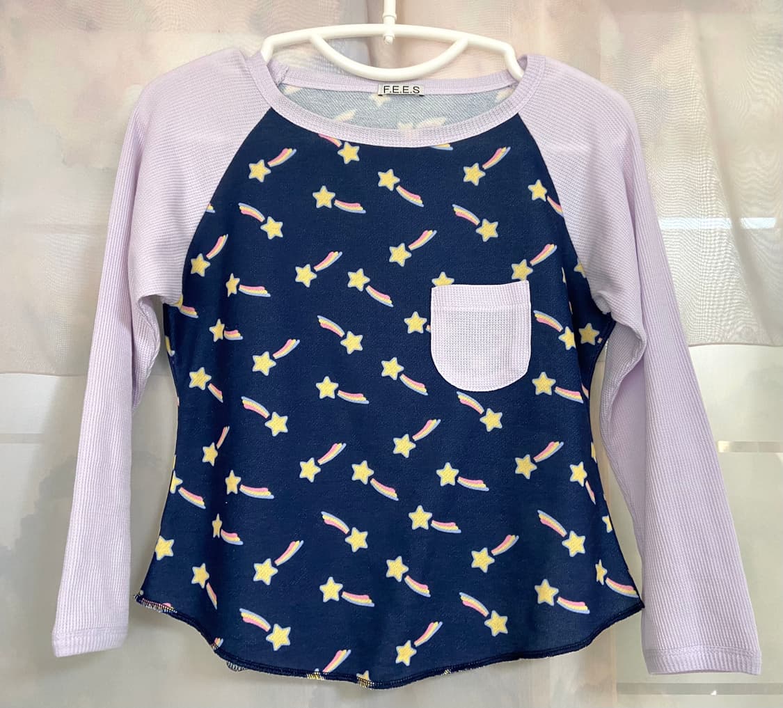 샵페어리 [F.E.E.S] shooting star raglan top 상품이미지2