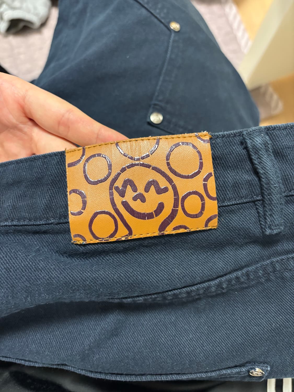 [36] star team 스타팀 더블니 카펜터 팬츠 네이비 상품이미지6