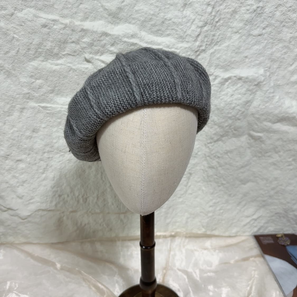 빈티지 그레이 프랑스수입 베레모 화가모자 비비모자 상품이미지1