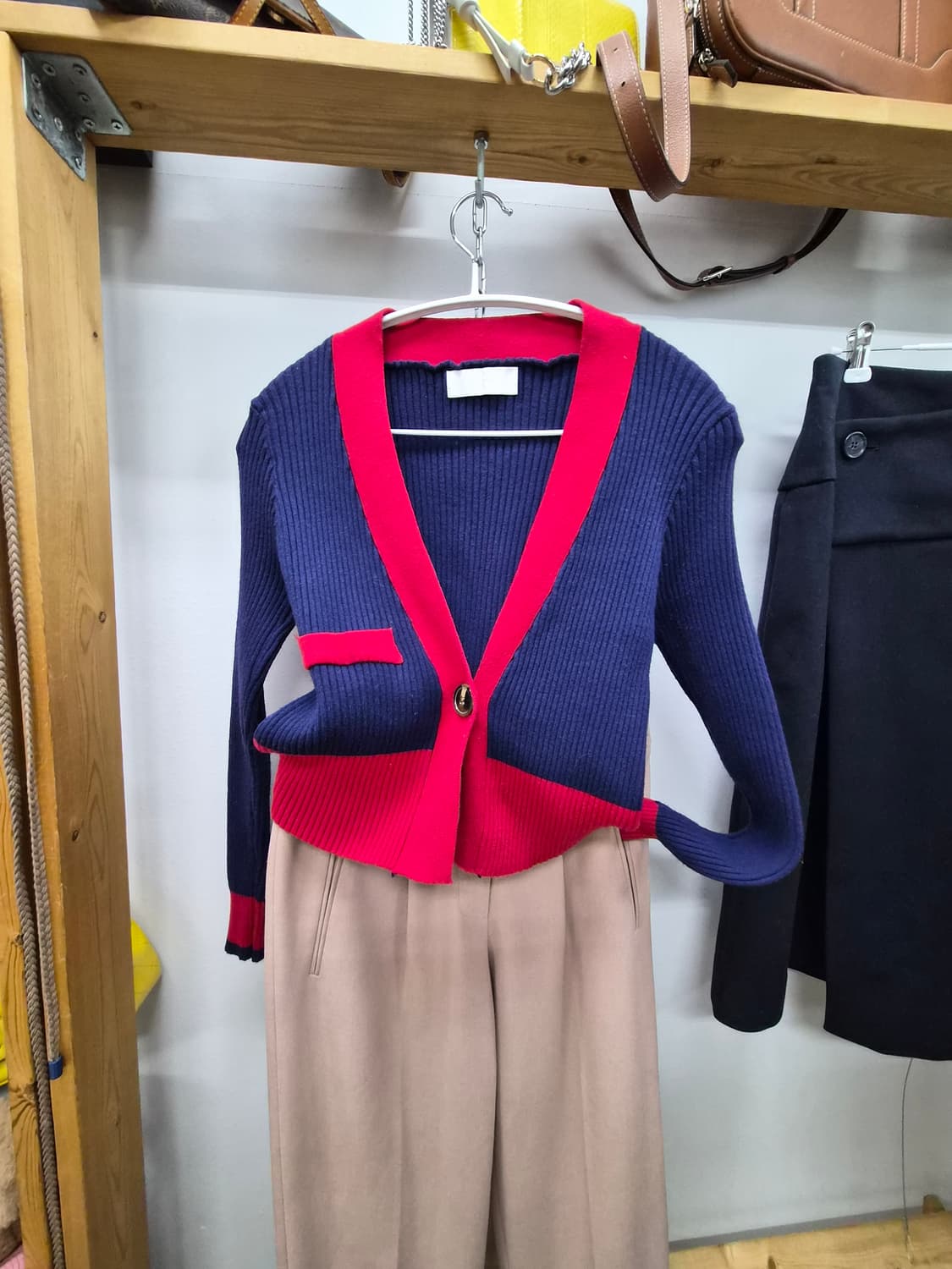 골지 엣지가디건. 오즈세컨스판배기 상품이미지1