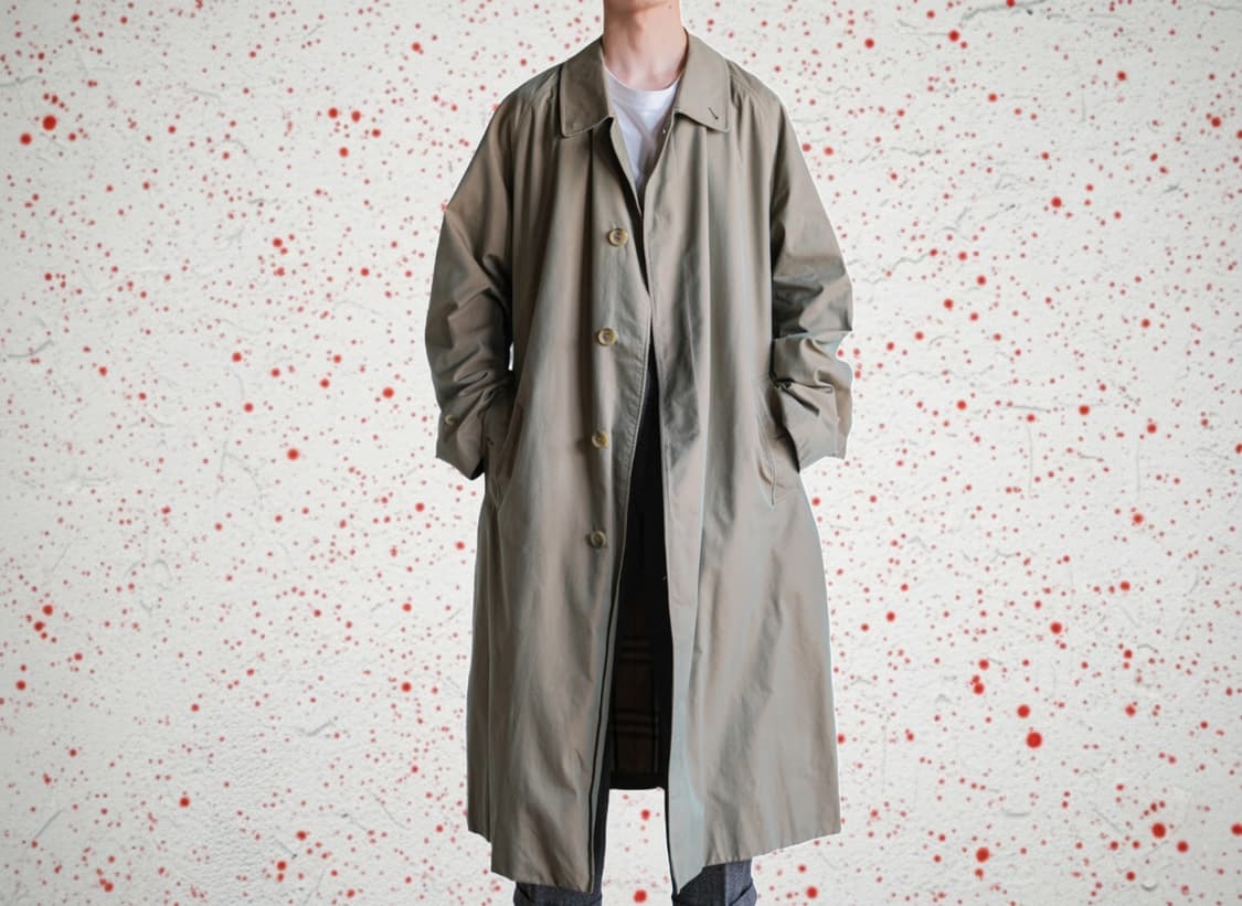 Burberry's 버버리 90s 싱글 면코트 상품이미지1