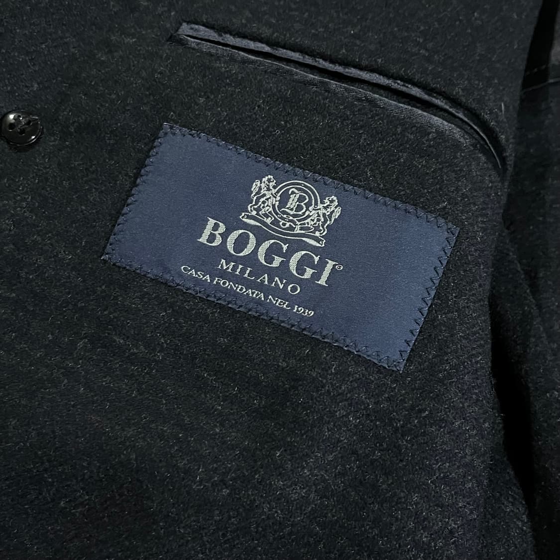 [95] 보기 밀라노 글렌체크 울코트 상품이미지8