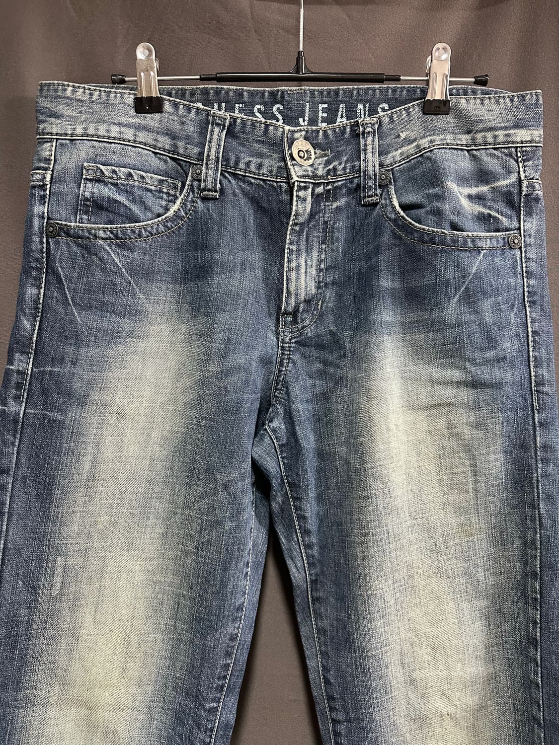 게스 GUESS JEANS 워싱 데님팬츠 30인치 중청 청바지 상품이미지4