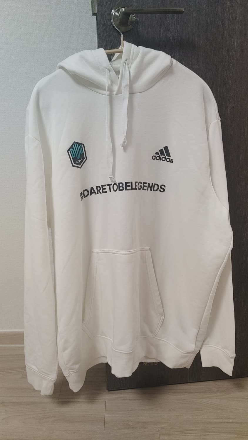 아디다스 담원기아 화이트 후드티 XL 상품이미지1