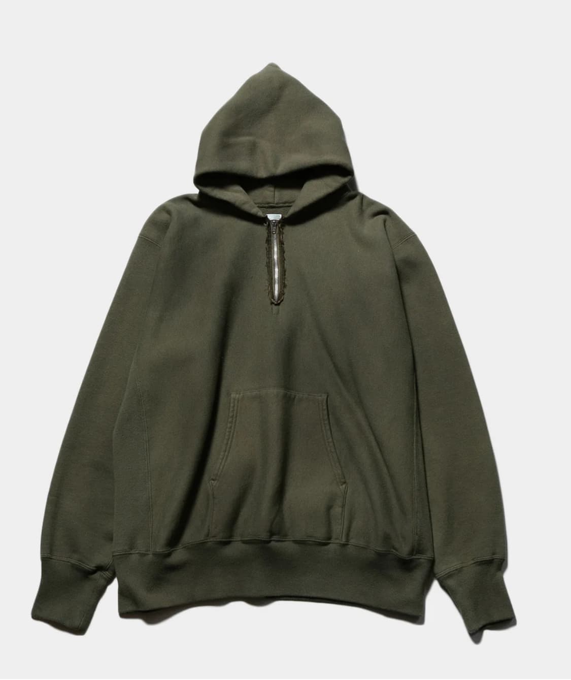 아프레쎄 하프집업 스웻후디 올리브 3SZ 상품이미지1