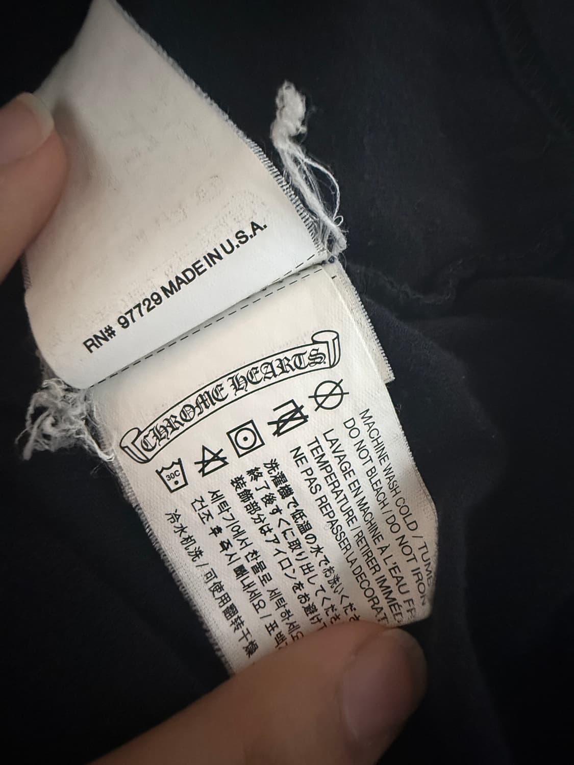 (L) 크롬하츠 홀스슈 티셔츠 홍콩  상품이미지7