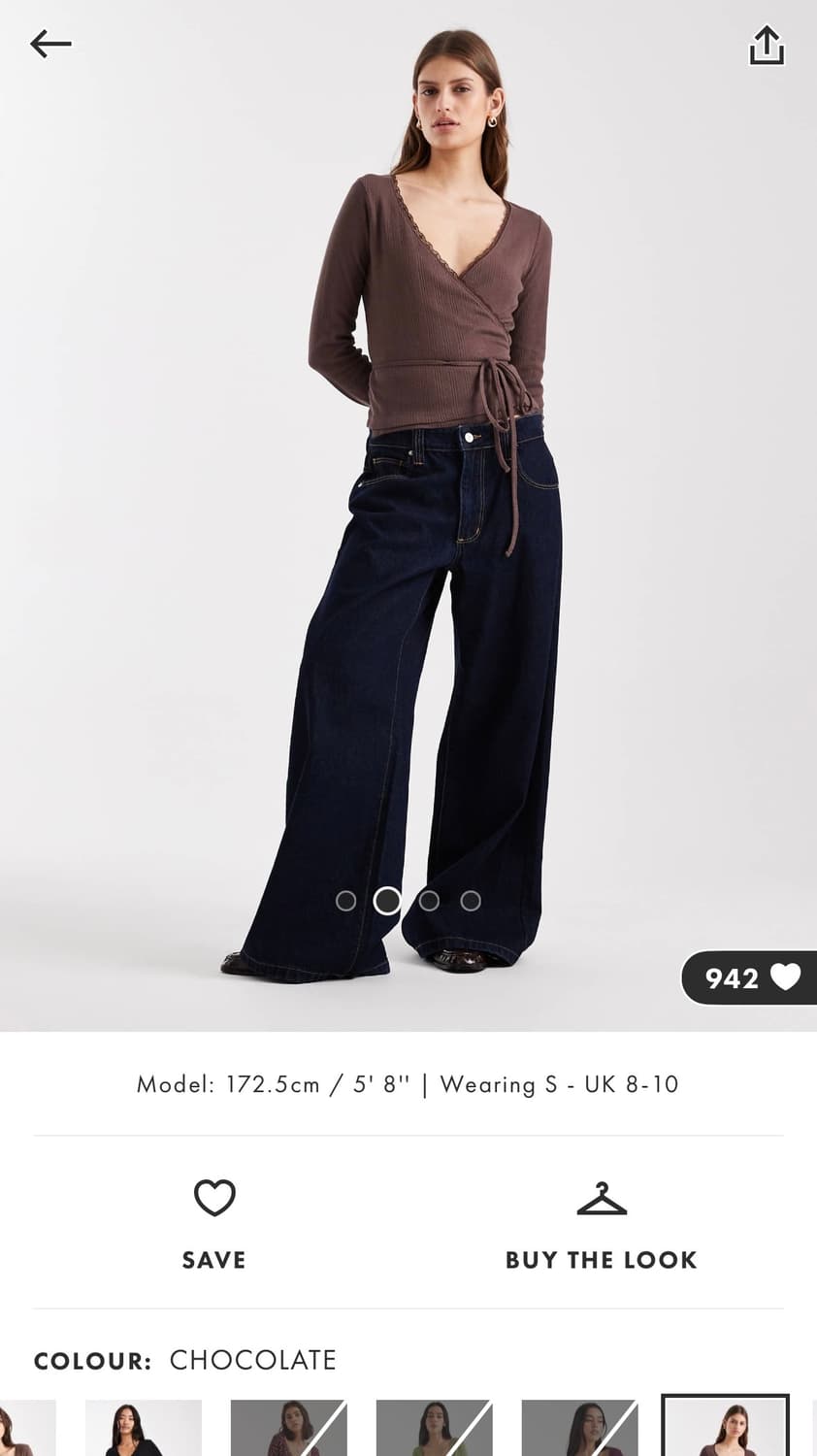 Asos 아소스 miss selfridge 랩 가디건  상품이미지2