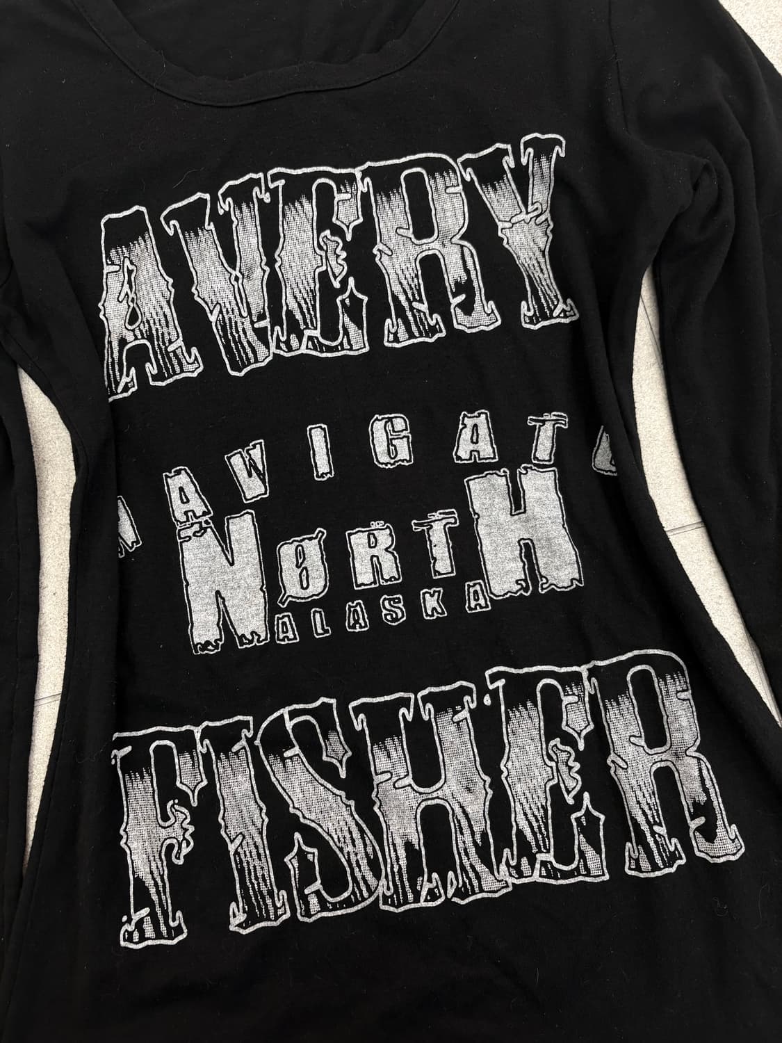 MKR 퍼십자가 레터링 롱슬리브 상품이미지3