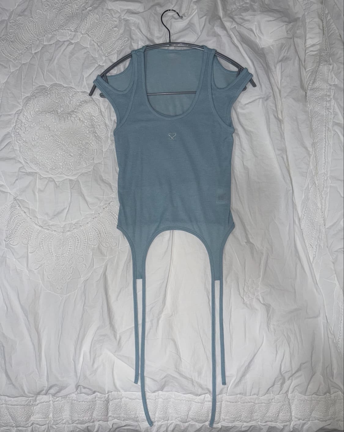 SAYSRA MASH LAYERED SLEEVELESS, SKY BLUE 상품이미지1