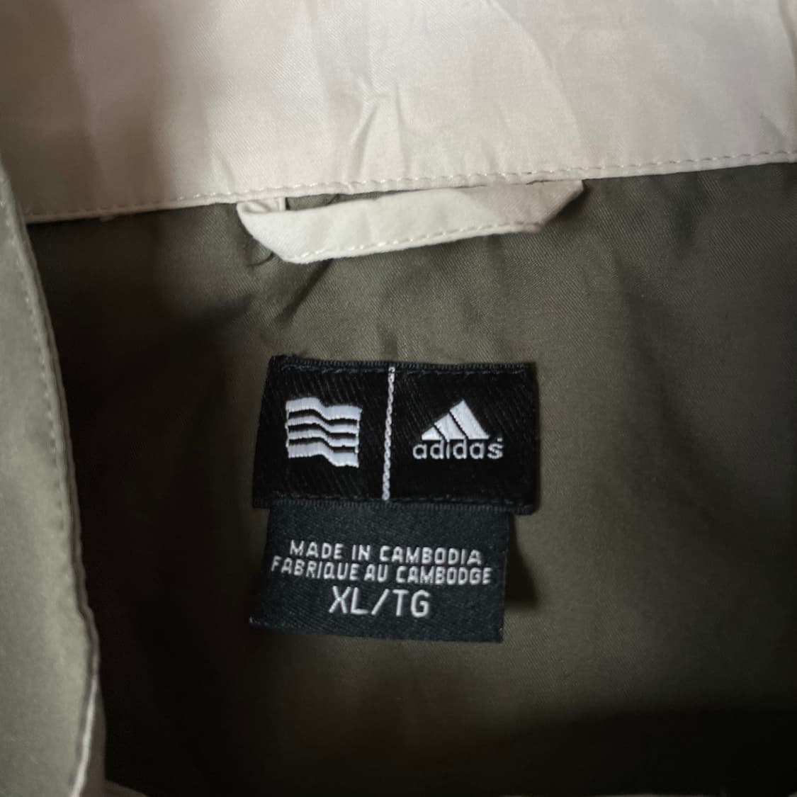 아디다스 연브라운 폴리 아노락 바람막이 자켓 XL  상품이미지4