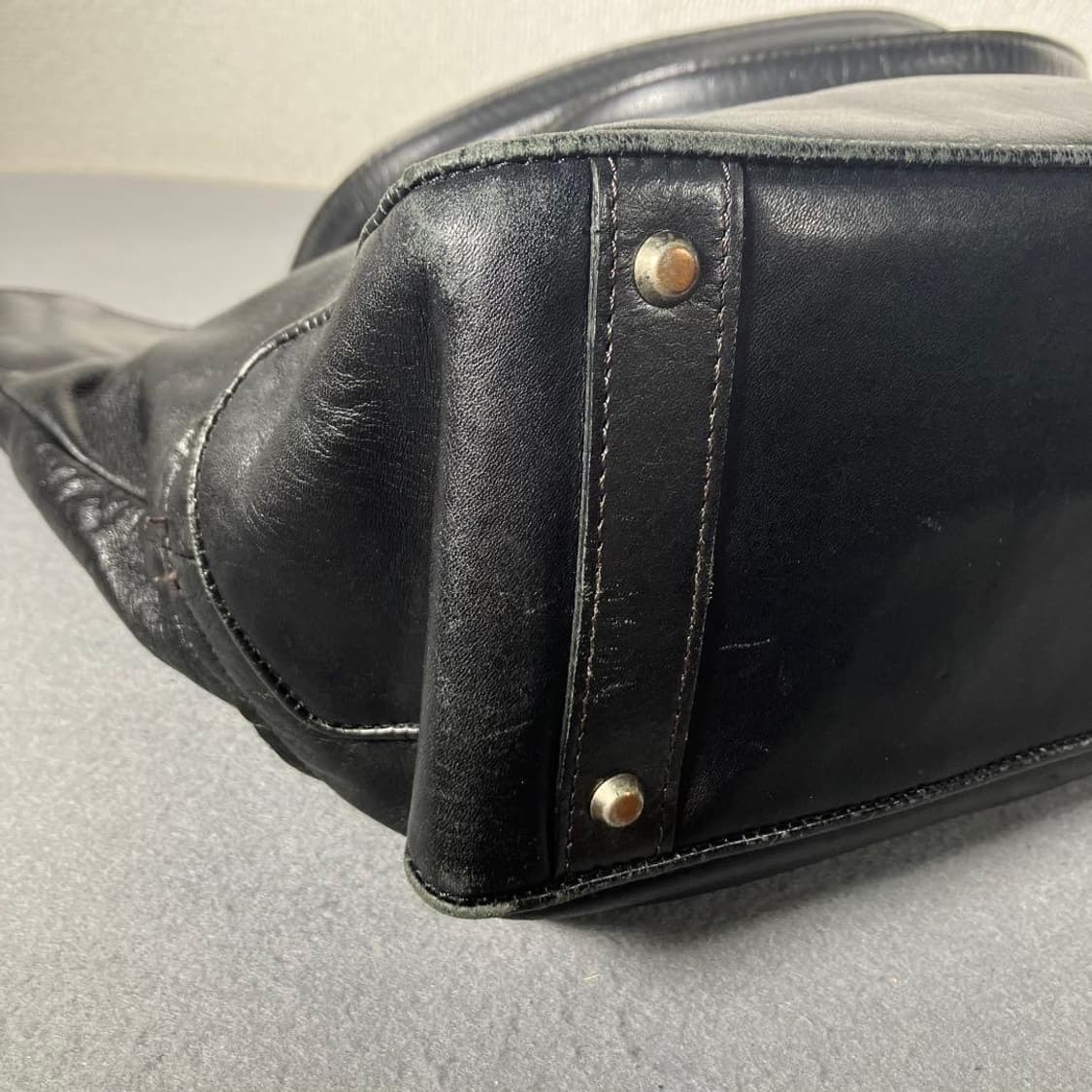 랑방 온 블루 소가죽 재팬 러거지 토트백 상품이미지8