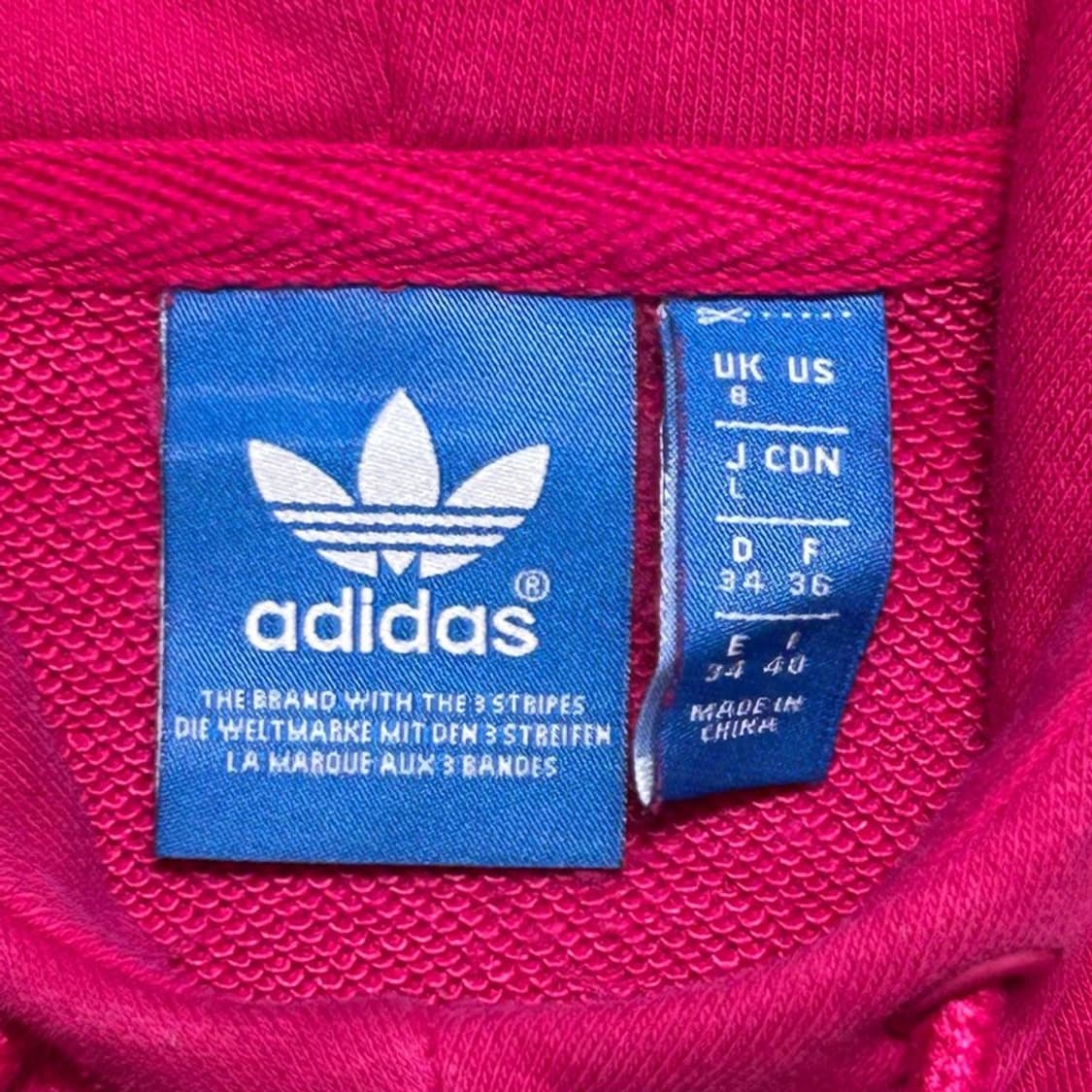 아디다스 파이어버드 후드티 핑크 UK 8 상품이미지4